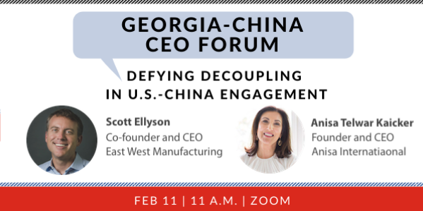 Georgia-China CEO Forum: Defying Decoupling