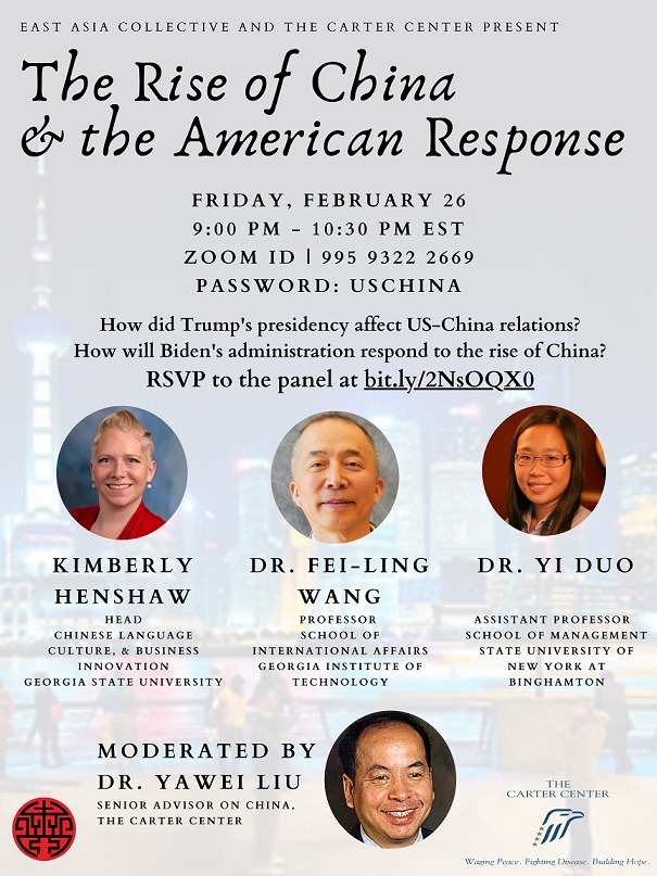 The Rise of China and the America Response