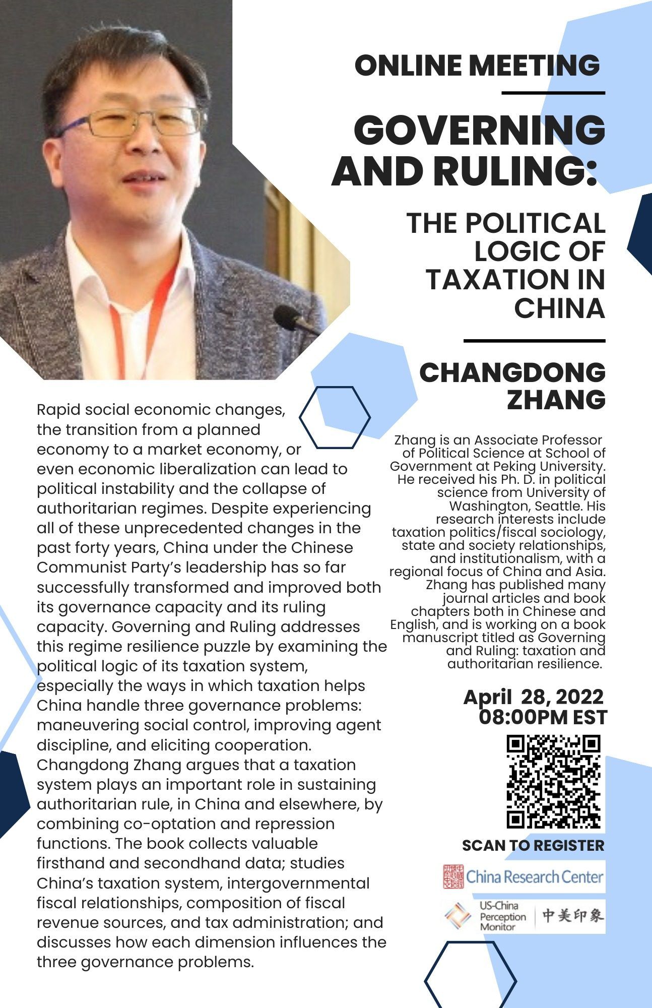 Governing and Ruling: The Political Logic of Taxation in China