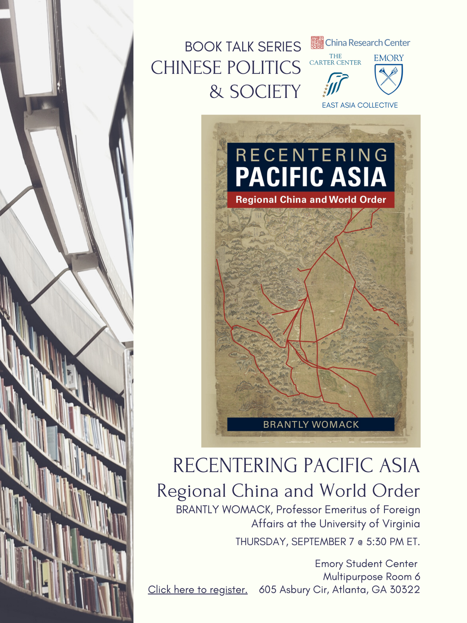 Dr. Brantly Womack discusses his new book "Recentering Pacific Asia"