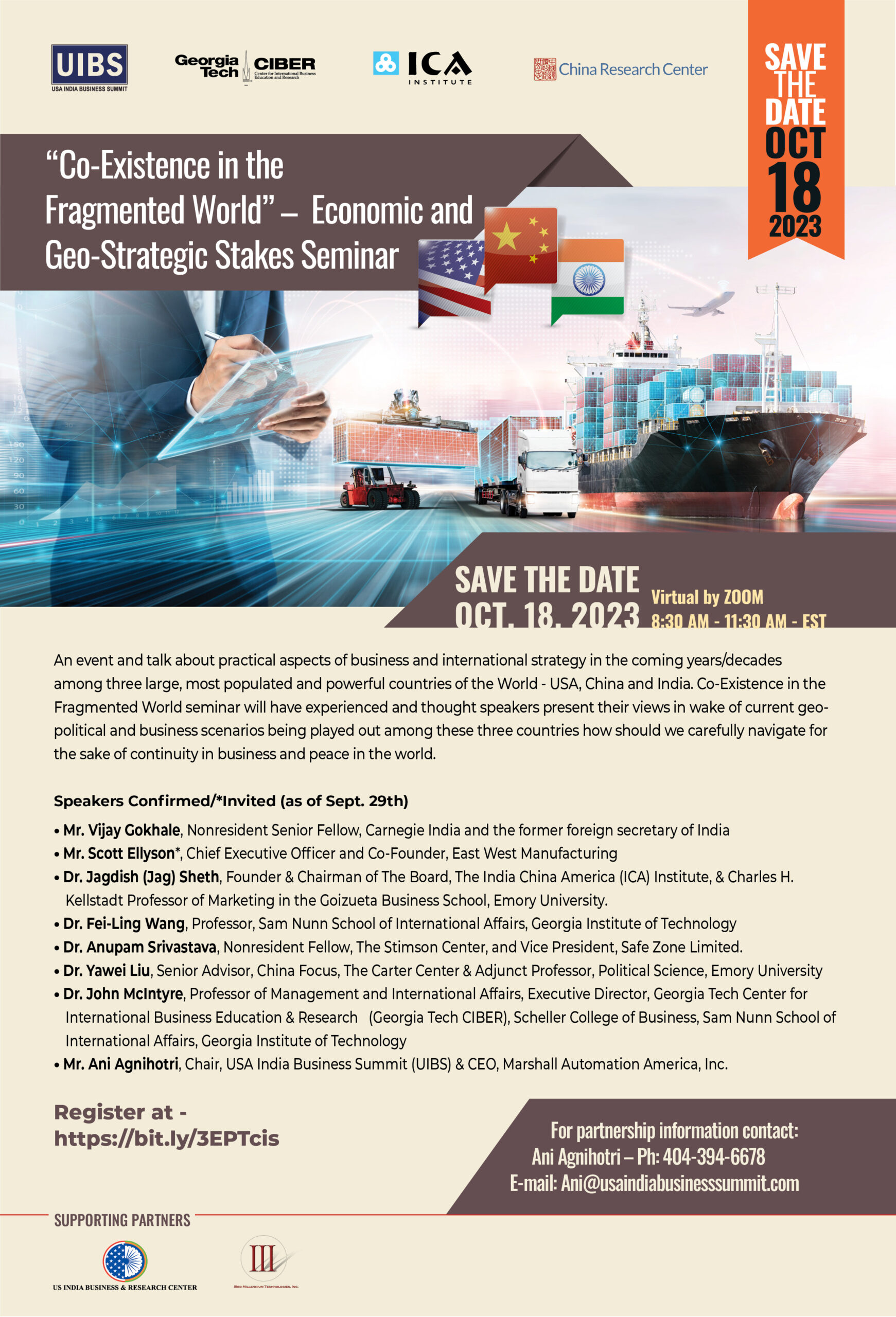 10 23 US India China Seminar